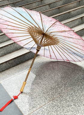 油纸伞泸州白色樱花舞蹈道具