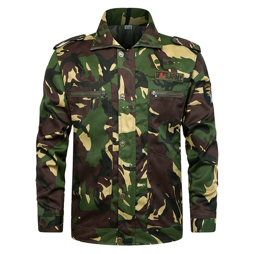 Летний комбинезон, износостойкая эластичная дорожная дышащая камуфляжная оригинальная куртка с молнией