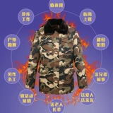 Камуфляжное короткое пальто, демисезонный пуховик, длинная куртка, средней длины