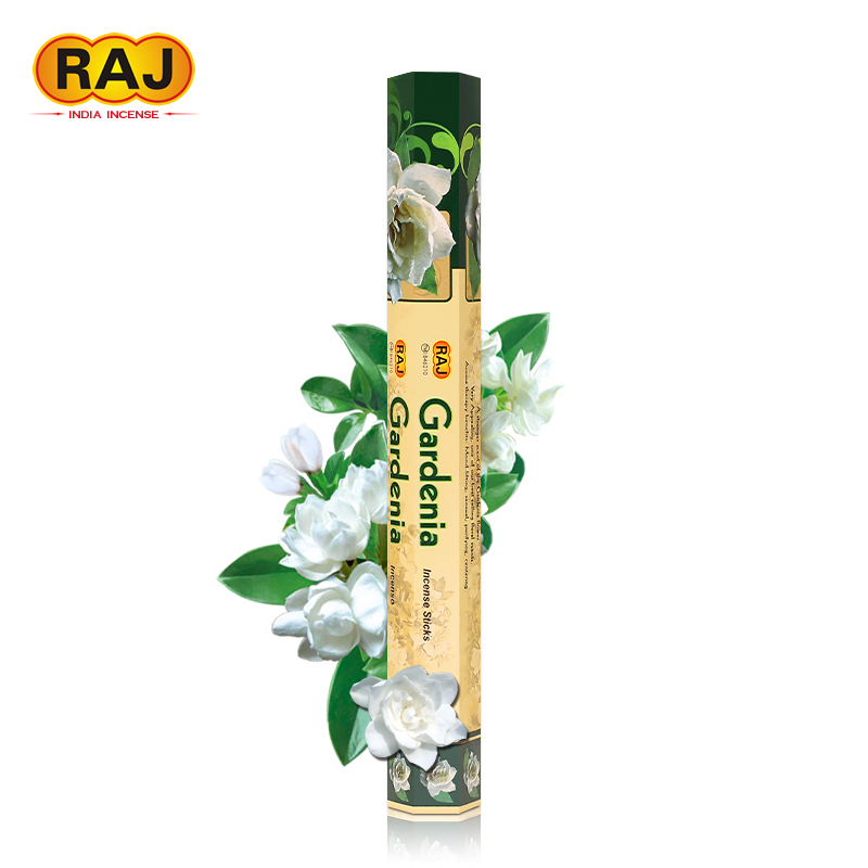 RAJ印度香 栀子花Gardenia 印度原装进口手工花香薰熏香线香010 - 图0