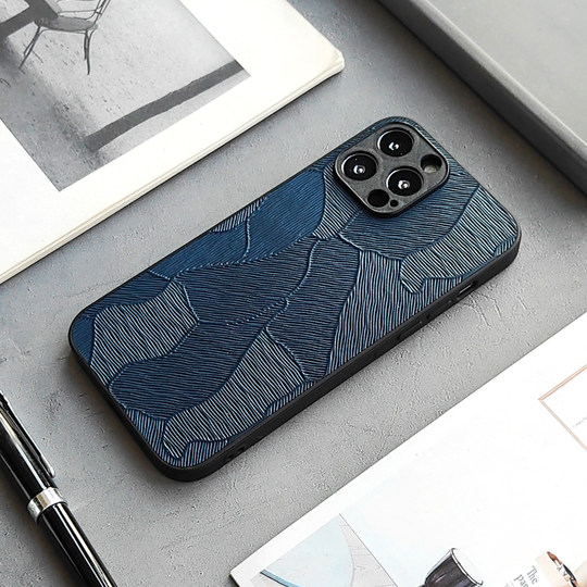 如玮【稻田】适用于苹果17promax真皮手机壳iphone16保护套15全包防滑防摔14i高级感12男士简约13磁吸