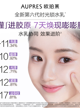 欧珀莱时光锁胶原紧塑精华水乳