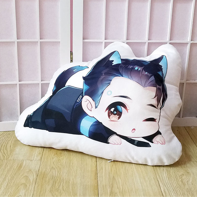 底特律变人康纳周边异形抱枕动漫二次元毛绒公仔靠垫,淘宝优惠券,粉丝福利购,淘宝优惠卷