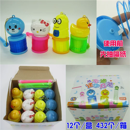 Мультяшный Слинки, фонарь, портативная игрушка