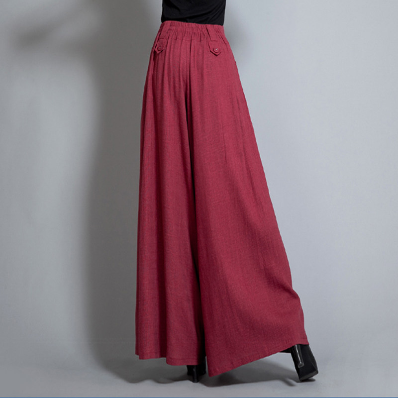 qslz /清水灵籽秋装新款肥腿长裤子 清水灵籽休闲裤