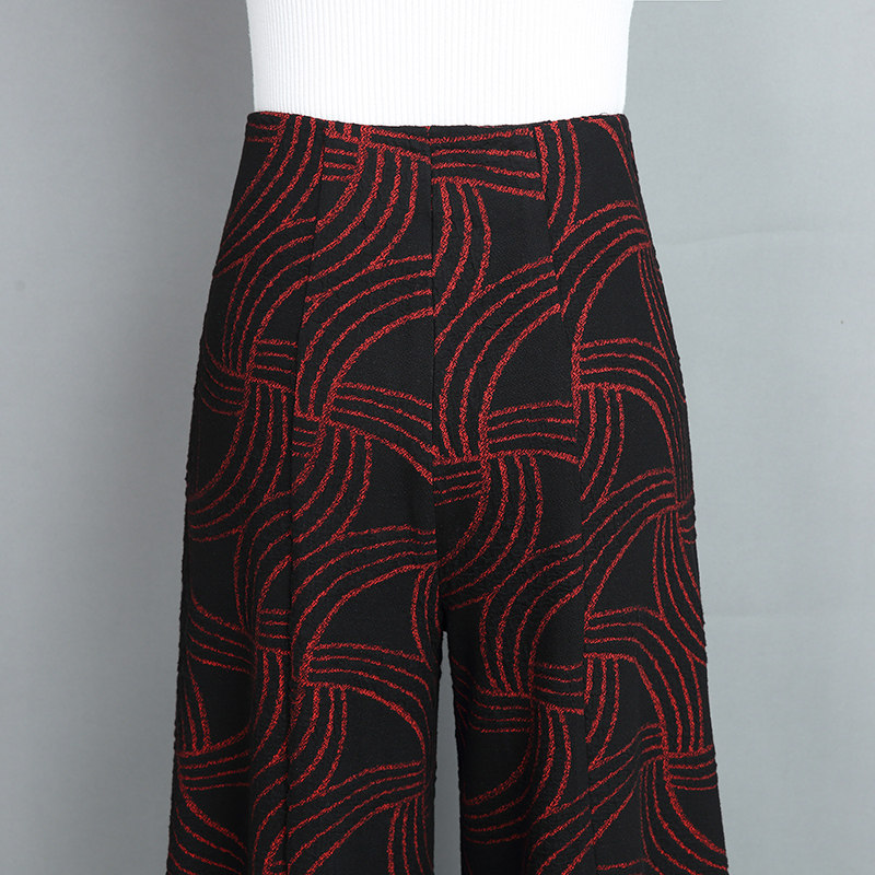 qslz /清水灵籽拼接大女休闲裤裙裤 清水灵籽休闲裤