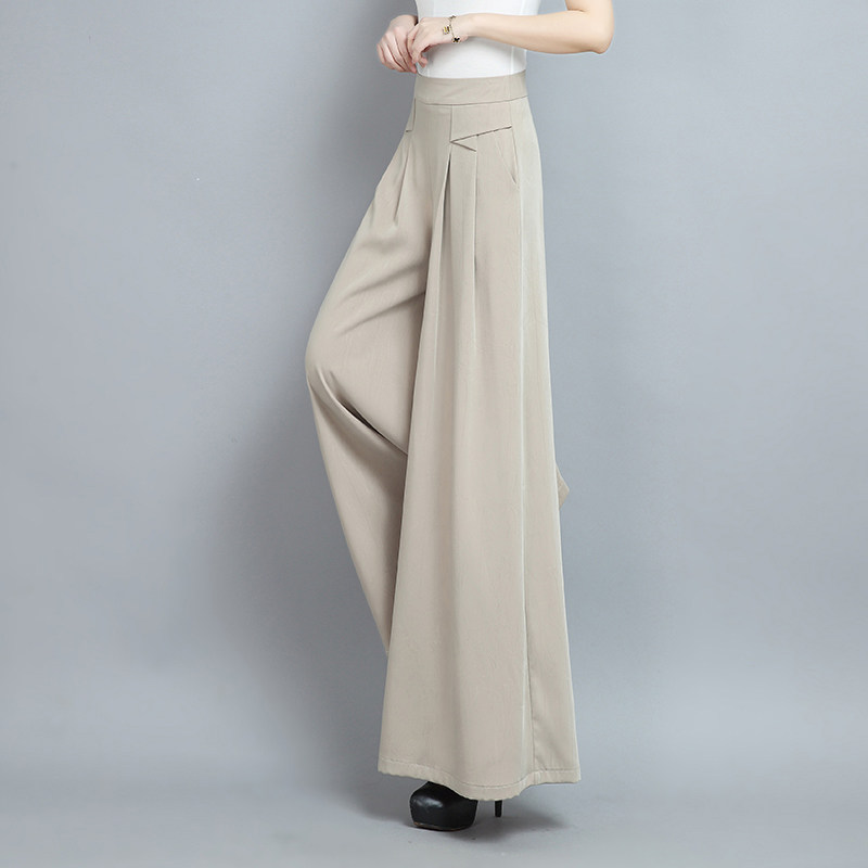 qslz /清水灵籽阔腿裤女春装休闲裤 清水灵籽休闲裤