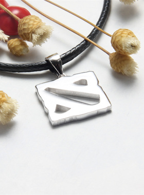 dota2刀塔联盟游戏标志定制项链