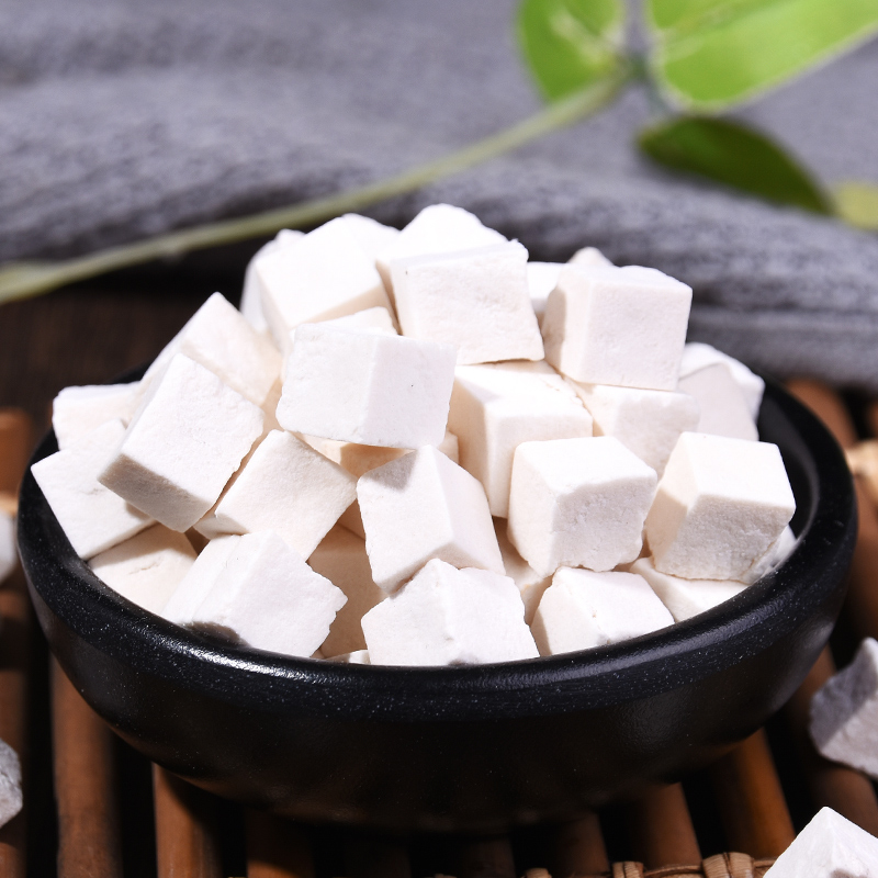 中药材店铺大别山正品特级白茯苓茯苓片茯苓丁云茯苓粉云苓50g - 图2