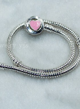 东大门圆头滴油粉色满钻珠子手链