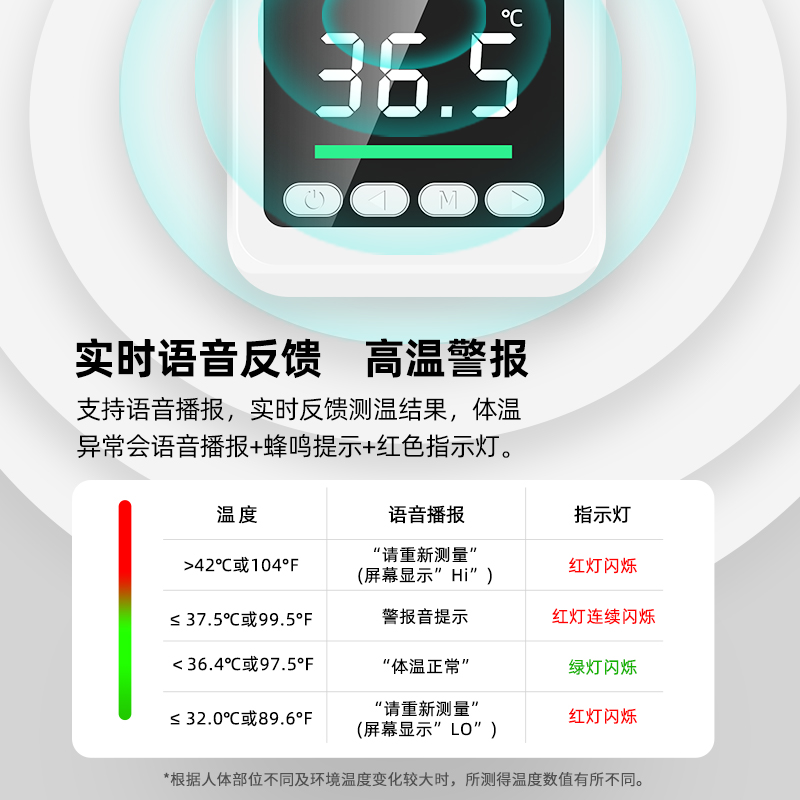 远距体温枪检测仪门口自动红外线测温仪立式体温度计一体机商场用 - 图2