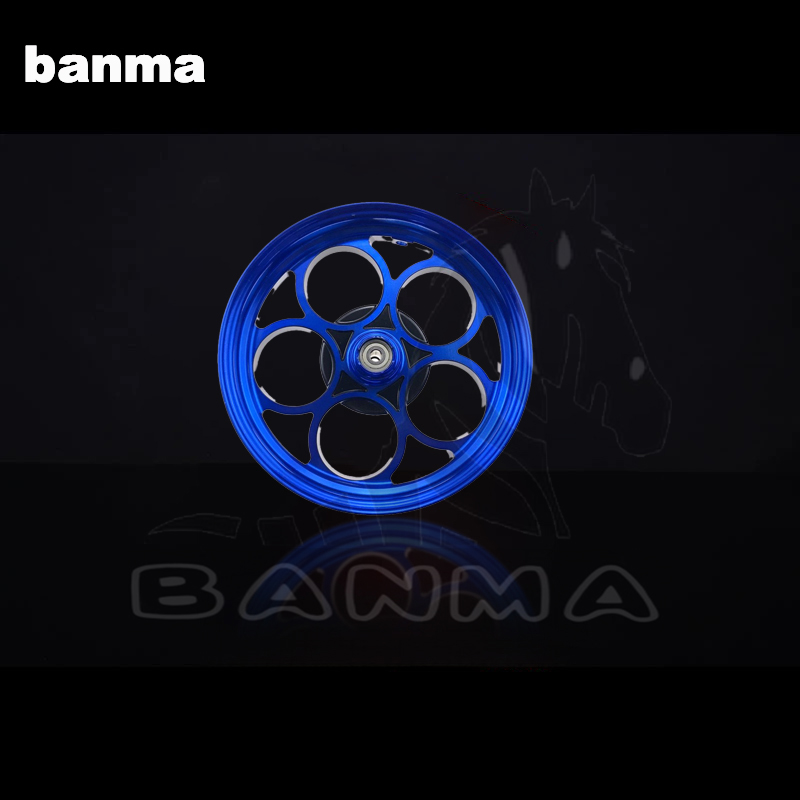 适用DIO50 DIO18 28期 ZX34 35期 两冲摩托车改装轮毂 钢圈 轮圈 - 图1