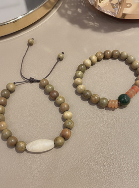 设计感串珠手串轻奢小众珍珠手链女百搭气质网红手环手饰