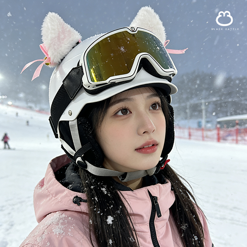 滑雪头盔一体男女新款保暖成人单板专业雪盔防撞双板儿童雪镜装备,淘宝优惠券,粉丝福利购,淘宝优惠卷