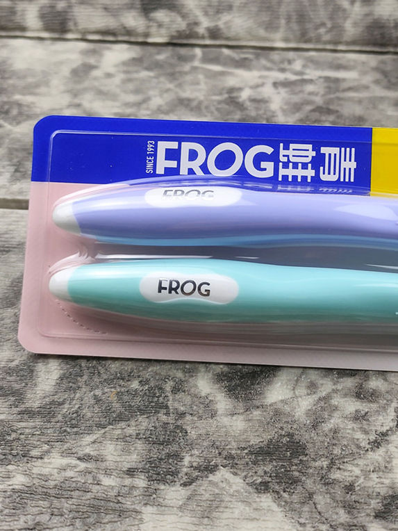 牙刷软毛青蛙951炭能量纤丝小刷头成人套装手动清洁新款简约frog - 图2