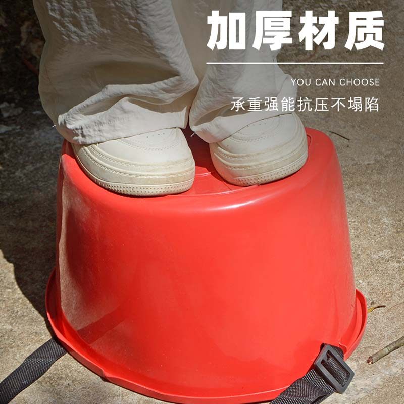 人工肩背便携式撒肥神器背式摘菜摘果种子饲料施肥肥料塑料桶加厚,淘宝优惠券,粉丝福利购,淘宝优惠卷