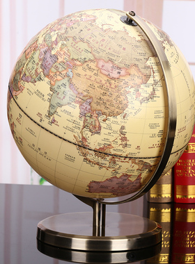 欧式复古地球仪办公桌室摆件