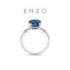 ENZO 18K gold topaz diamond ring