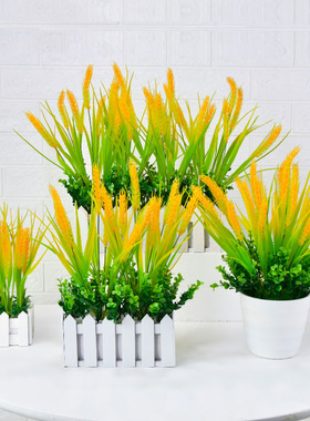 塑料仿真稻谷麦穗塑料花套装