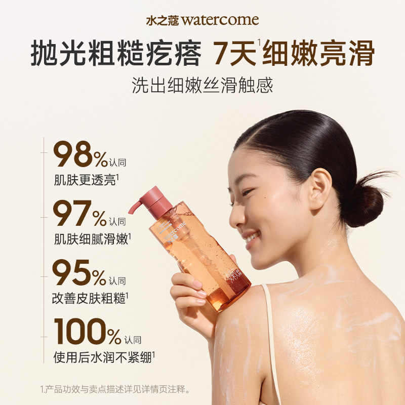 水之蔻烟酰胺精油香氛果酸沐浴露持久留香官方正品品牌旗舰店女士