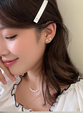 玫瑰花925银针耳钉养耳洞睡觉免摘精致小巧小众独特耳骨钉耳饰女