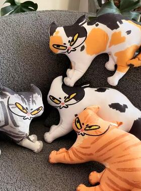 小红书同款搞怪猫咪钥匙扣挂件