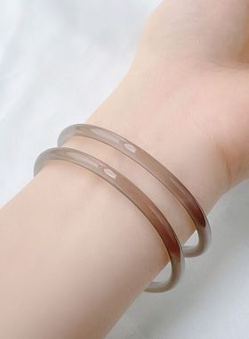 古风女玉髓冰种叮当镯