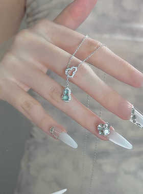 翡翠S925纯银女葫芦项链