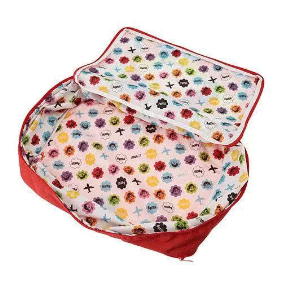 日系可爱牛奶妹行李箱分装收纳包双层大容量可折叠手提收纳袋礼物,淘宝优惠券,粉丝福利购,淘宝优惠卷