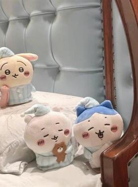 自嘲熊毛绒书包挂件chiikawa