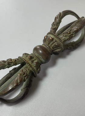 藏传降魔杵金刚杵五股杵密宗法器把玩件