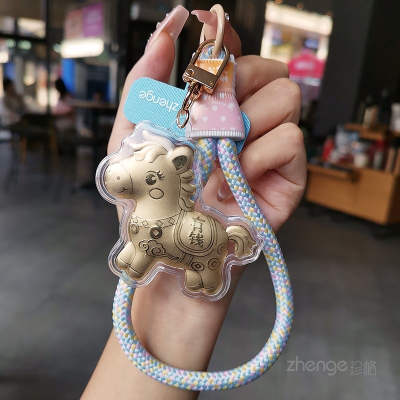 手机挂绳女手腕招财小马吊坠挂件编织绳短精致高级感壳小吊绳新款,淘宝优惠券,粉丝福利购,淘宝优惠卷