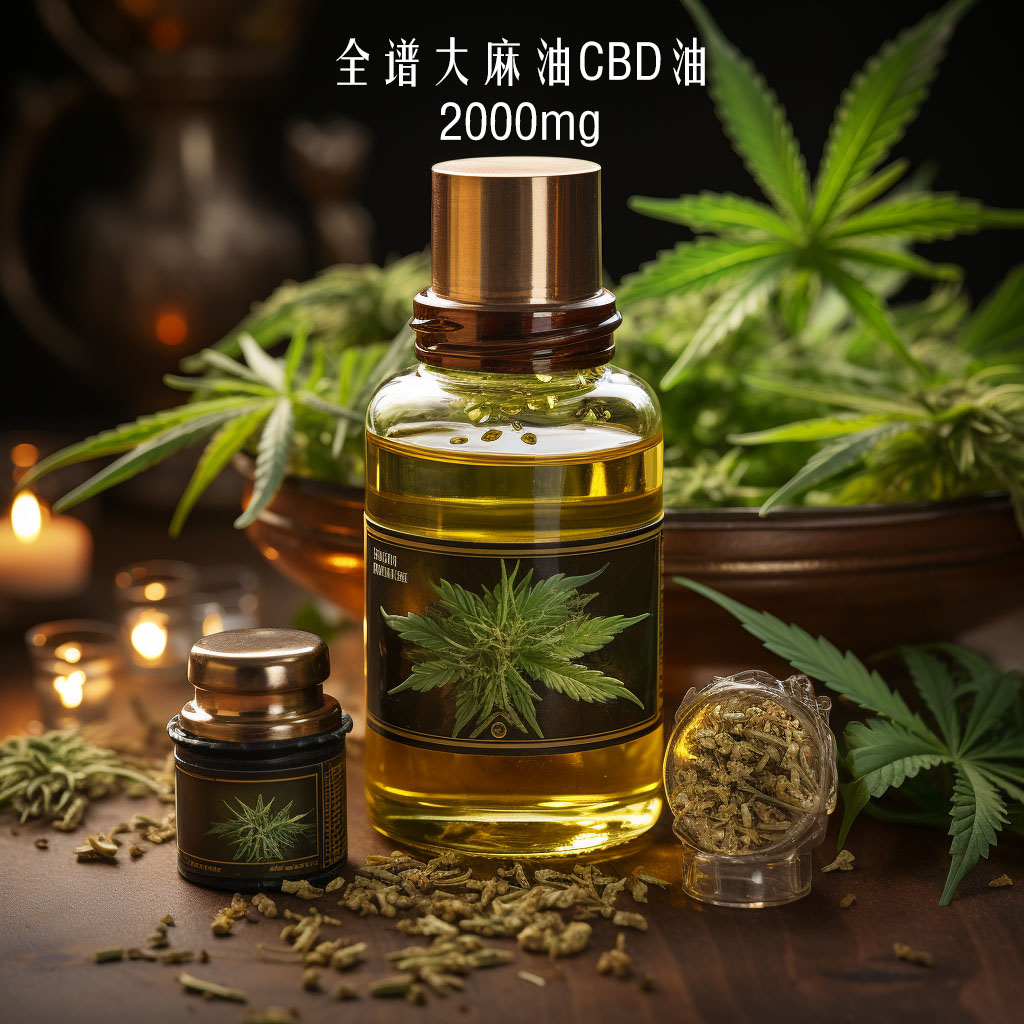 全谱大麻油CBD高浓度0THC油雾化改善助眠缓解抗抑郁工业大麻二酚 - 图0