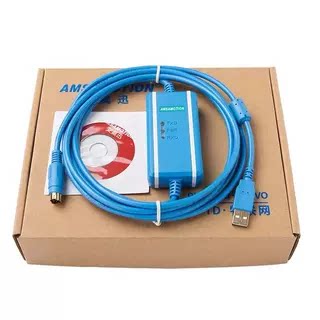 适用三菱FX/A/Q全系列plc数据下载通讯线FX3U/1N/2N线USB-SC09-FX - 图3