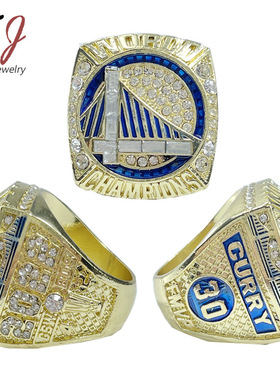 2022 金州勇士队库里总冠军戒指男球迷收藏纪念品新年生日礼物