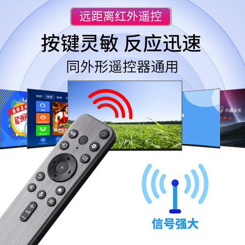 pz适用于索尼原装电视遥控器RMF-TX900C金面板语音A90J X91K80L A95K 95EK A80K - 图2