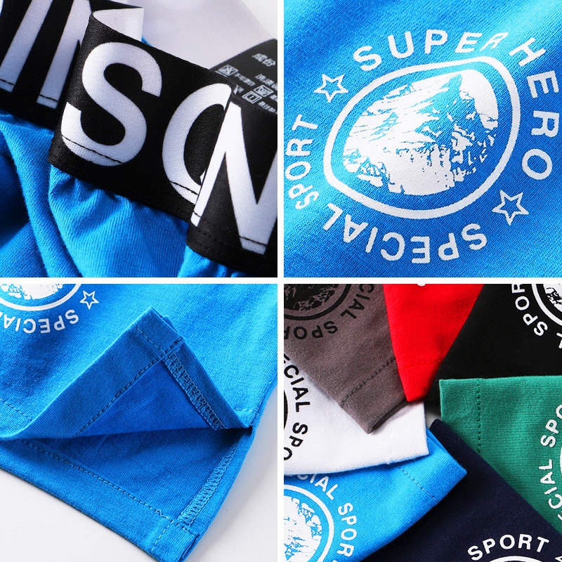 纯棉宽松男士潮流男生大平角裤 荷拉德古娜男阿罗裤