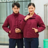 Зимний износостойкий пуховик для работы, куртка, увеличенная толщина