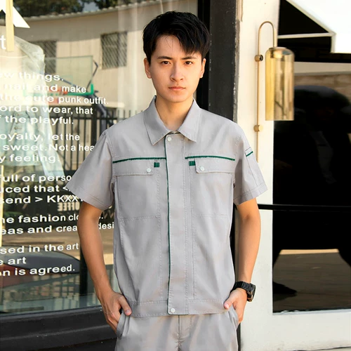 Летний износостойкий дышащий комбинезон, короткий рукав