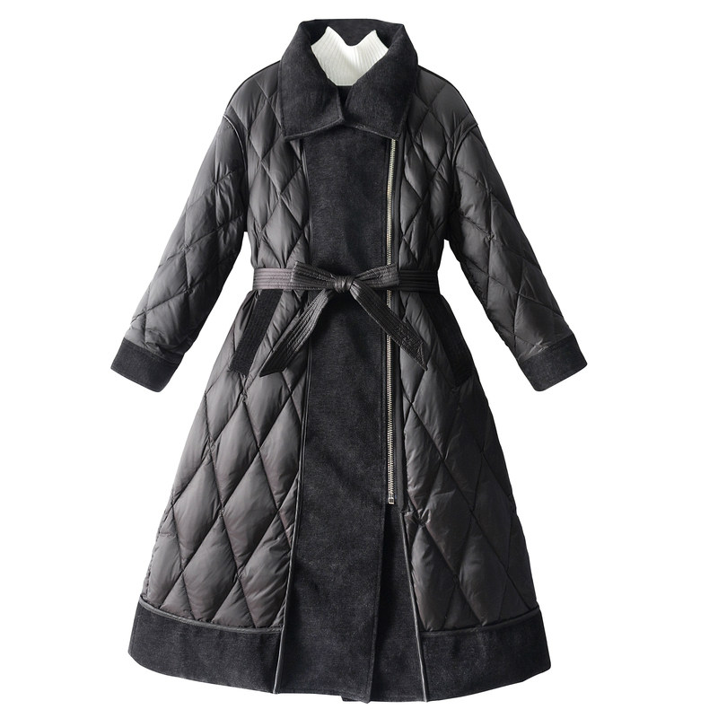 慕荷黑色冬2021新款时尚气质白鸭绒 慕荷羽绒服
