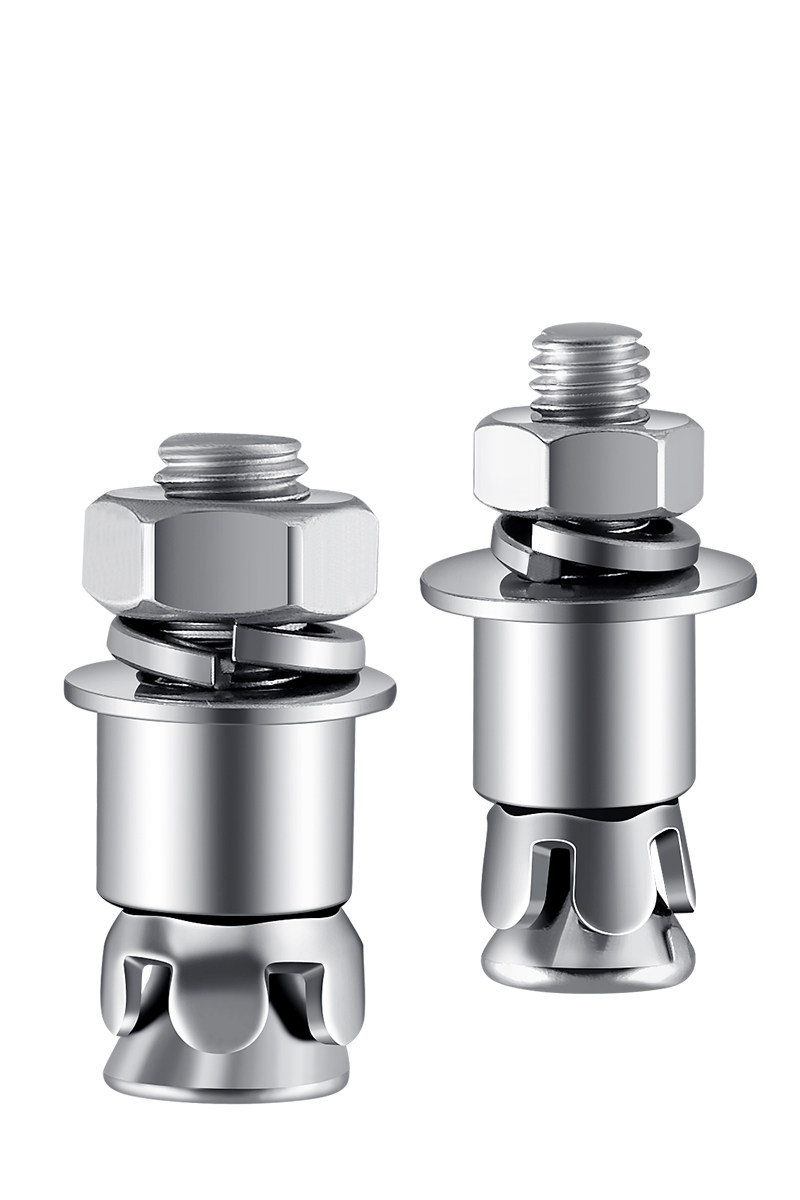 304不锈钢敲击式背栓螺丝螺栓超短3厘米膨胀钉大理石幕墙配件m6m8