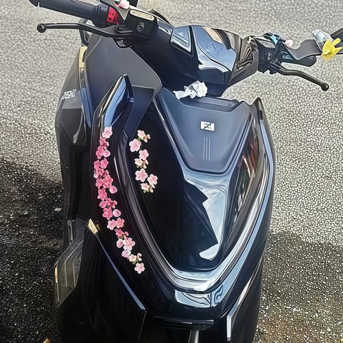 适用25款极核AE4 Pro/Max/AE8+/AE7车身装饰贴纸仿真桃花立体饰品 - 图2