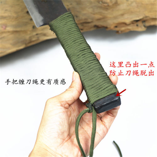老农用镰刀柴刀阳江户外刀手工锻打弹簧钢割草刀砍树刀砍竹刀包邮 - 图1