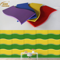 Early education center sound-absorbing and anti-formaldehyde wall-free wall sticker Fitness Hall Soundproof and anti-fall wall surround manufacturer Direct supply