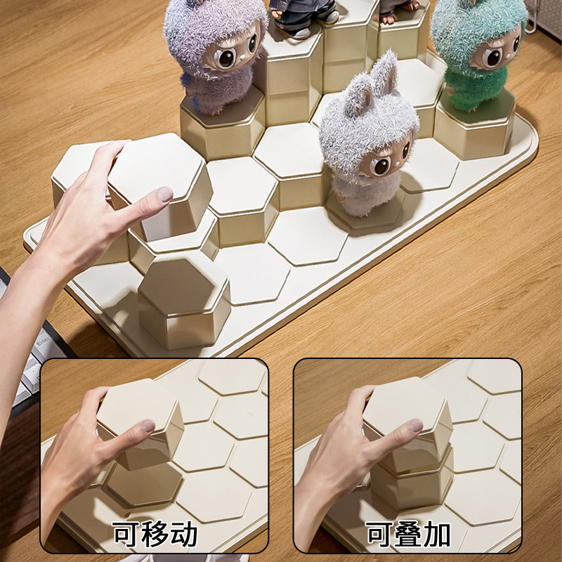 labubu展示盒透明亚克力架子拉布布搪胶娃公仔泡泡玛特手办展示柜,淘宝优惠券,粉丝福利购,淘宝优惠卷