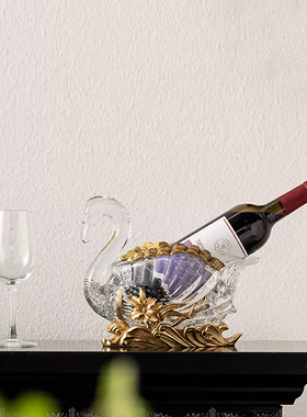 酒架客厅摆件纯铜酒架欧式底座