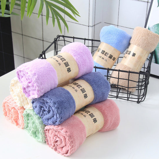 Adult towel absorbent face towel