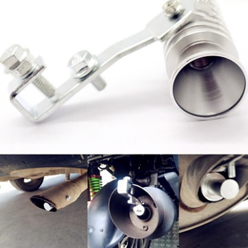 汽车改装涡轮哨子车载尾喉摩托车变声器口哨声排气管尾喉改装变声 - 图1