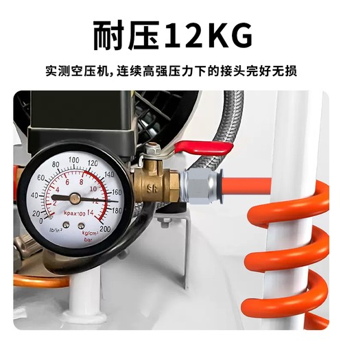 气管快速接头PC12直通气动6快插空压机高压G牙8mm气泵接头02分NPT - 图0