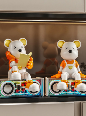 创意音响爱心熊摆件礼盒